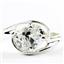 Cubic Zirconia, 925 Sterling Silver Ring, SR186