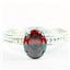 Garnet CZ, 925 Sterling Silver Ladies Ring, SR371