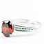 Garnet CZ, 925 Sterling Silver Ladies Ring, SR371