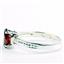 Garnet CZ, 925 Sterling Silver Ladies Ring, SR371