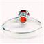 Garnet CZ, 925 Sterling Silver Ladies Ring, SR371