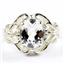 Silver Topaz, 925 Sterling Silver Ladies Ring, SR169