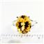 Citrine, 925 Sterling Silver Ladies Ring, SR132