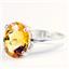 Sterling Silver Ladies Ring, Citrine, SR055