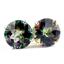 925 Sterling Silver Post Earrings, Mystic Fire Topaz, SE212
