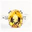 Citrine, 925 Sterling Silver Ladies Ring, SR155