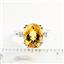 Citrine, 925 Sterling Silver Ladies Ring, SR155