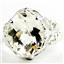925 Sterling Silver Ladies Filigree Ring, Silver Topaz, SR114