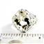 925 Sterling Silver Ladies Filigree Ring, Silver Topaz, SR114