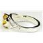 Golden Yellow CZ, 925 Sterling Silver Ladies Ring, SR137