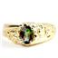 10K, 14K or 18K Men's Gold Nugget Ring, Mystic Fire Topaz, R368