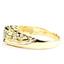10K, 14K or 18K Men's Gold Nugget Ring, Mystic Fire Topaz, R368