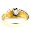 10K, 14K or 18K Men's Gold Nugget Ring, Mystic Fire Topaz, R368