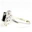 925 Sterling Silver Ladies Ring, Black Onyx, SR125