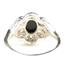 925 Sterling Silver Ladies Ring, Black Onyx, SR125