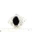 925 Sterling Silver Ladies Ring, Black Onyx, SR125