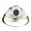 Created Blue/Green Opal, 925 Sterling Silver ladies Ring, SR125