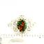 Created Black Opal, 925 Sterling Silver Ladies Ring, SR125