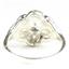 925 Sterling Silver Ladies Filigree Ring, Cubic Zirconia (Clear CZ), SR125