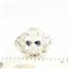 925 Sterling Silver Ladies Filigree Ring, Cubic Zirconia (Clear CZ), SR125