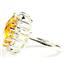 925 Sterling Silver Ladies Royal Engagement Ring, Citrine, SR310