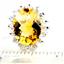 925 Sterling Silver Ladies Royal Engagement Ring, Citrine, SR310