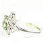 925 Sterling Silver Ladies Filigree Ring, Green Amethyst (Prasiolite), SR125