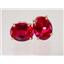 14k Gold Post Earrings, Created Ruby, E102