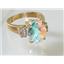 10K, 14K or 18K Gold Ladies Ring, Mercury Mist Topaz, R244