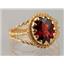 10K, 14K or 18K Gold Ladies Ring, Mozambique Garnet, R070