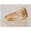 10K, 14K or 18K Gold Ladies Ring, Mozambique Garnet, R070