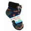 8 Pr Stride Rite Boys Quarter Socks New Sz S-M Citified Navy Black Godzilla