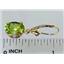14k Gold Leverback Earrings, Peridot, E107