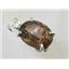 925 Sterling Silver Pendant, Smoky Quartz, SP004