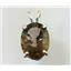 925 Sterling Silver Pendant, Smoky Quartz, SP004