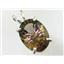 925 Sterling Silver Pendant, Smoky Quartz, SP004
