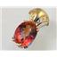 P050, Twilight Fire Topaz 14K Gold Pendant