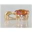 P050, Twilight Fire Topaz 14K Gold Pendant