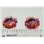 14k Gold Post Earrings, Twilight Fire Topaz, E102