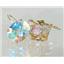 14k Gold Leverback Earrings, Mercury Mist Topaz, E207