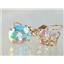 14k Gold Leverback Earrings, Mercury Mist Topaz, E207