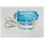 925 Sterling Silver Pendant, Swiss Blue Topaz, SP004