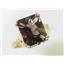 10K, 14K or 18K Gold Ladies Ring, Smoky Quartz (Concave Cut), R188
