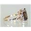 10K, 14K or 18K Gold Ladies Ring, Smoky Quartz (Concave Cut), R188