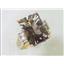 10K, 14K or 18K Gold Ladies Ring, Smoky Quartz (Concave Cut), R201