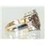 10K, 14K or 18K Gold Ladies Ring, Smoky Quartz (Concave Cut), R201