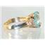 10K, 14K or 18K Gold Ladies Ring, Concave Cut Sky Blue Topaz, R244