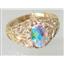 10K, 14K or 18K Gold Ladies Ring, Mercury Mist Topaz, R113