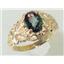 10K, 14K or 18K Gold Ladies Ring, Mystic Fire Topaz, R113