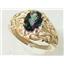 10K, 14K or 18K Gold Ladies Ring, Mystic Fire Topaz, R113
